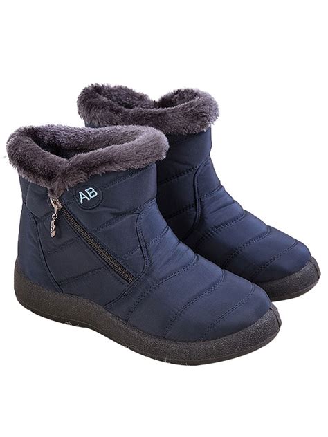 Tenmix Womens Snow Boots Waterproof Winter Boots Wide Width Winter ...