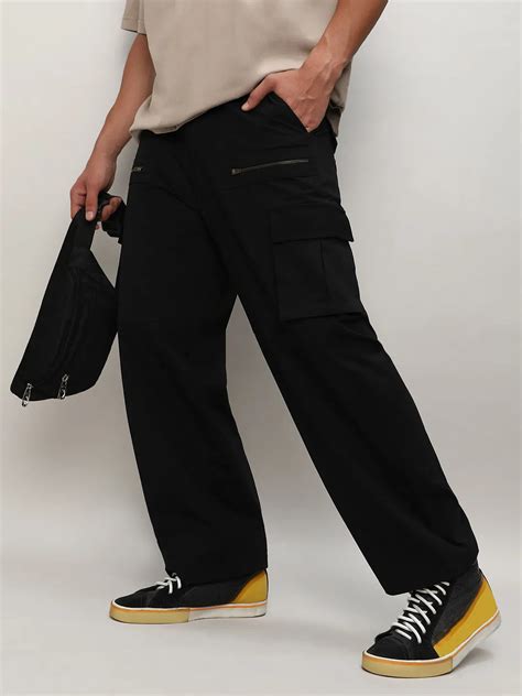 Straight Fit Cargo Trousers – Tryo