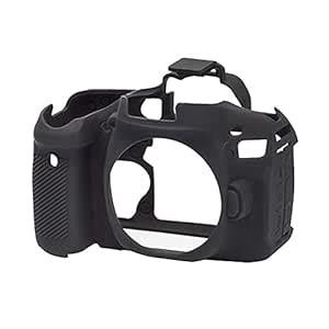 Silicone Protection Cover/Case for Canon 80D - Black : Amazon.in ...