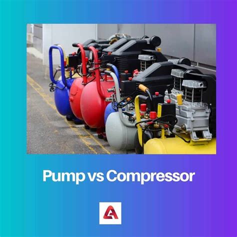 Image result for How Does a Pump and Compressor Function