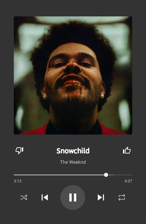 Snowchild | The weeknd songs, The weeknd music, The weeknd album cover