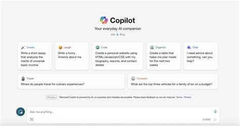 Bing Pilot 的图像结果