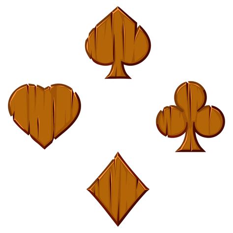 Heart Spade Club Diamond Templates