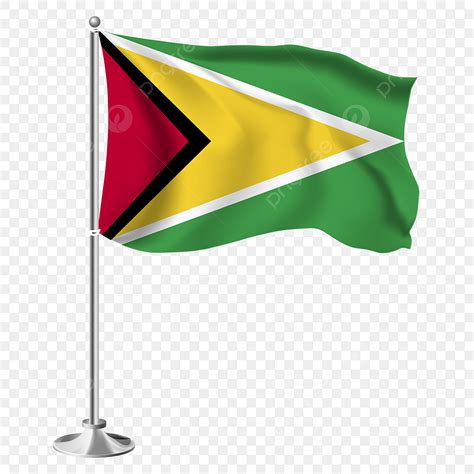 National Flag Of Guyana, Guyana, National Flag, Flag PNG and Vector ...