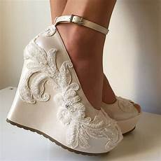 Wedding Wedge Heels by Wedding Wedding Wedge Shoes Bridal Wedge Shoesbridal Wedding Wedge Heels