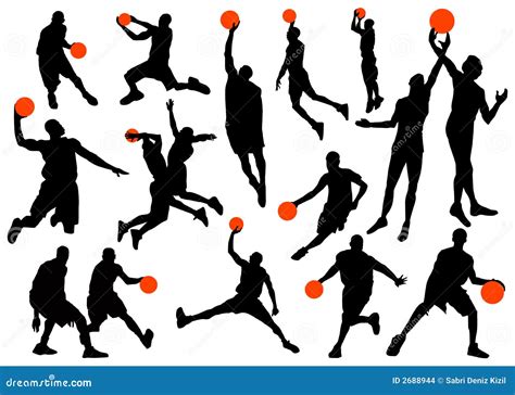 Silhouette Of Basketball Player
