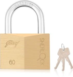 Godrej Locks Sherlock 60mm Padlock - Buy Godrej Locks Sherlock 60mm ...