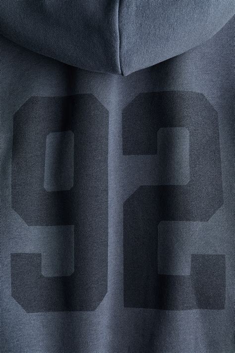 Women's Dark blue/92 Oversized zip-through hoodie | H&M IN
