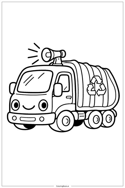 40 Garbage Truck Coloring Pages (Free PDF & PNG Printables)