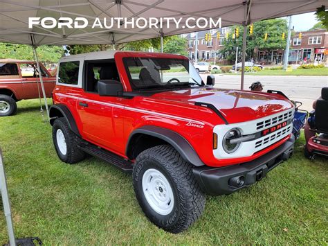2023 Ford Bronco Two Door Heritage Edition: Live Photo Gallery