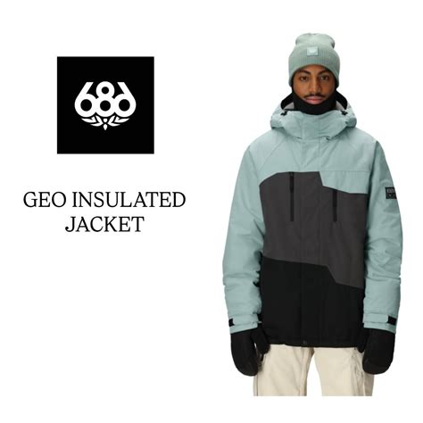 25-26 . 686 『 GEO INSULATED JACKET 』Dustymarine ColorBlock シックスエイトシックス ...