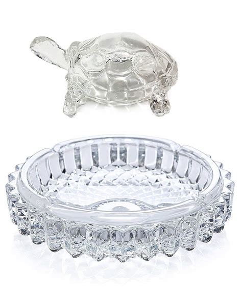 Buy Crystal Glass Turtle-Tortoise for Feng Shui and Vastu with Pond Pot ...