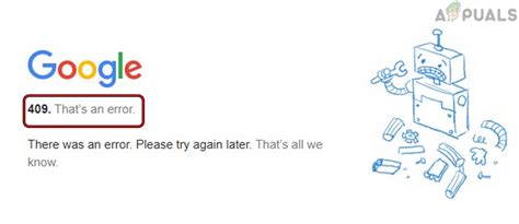 Image result for Error Code 409 Error Code 500