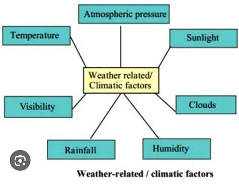 Flow chart of class 9 climate - Brainly.in