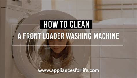 Image result for Front Loader Washing Machine Cleaner
