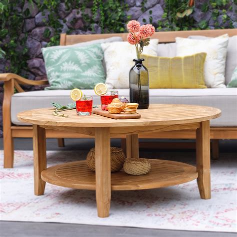 Outdoor Round Coffee Table Clearance: Optimize Space for Style and Function