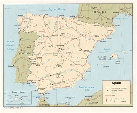 Maps of Spain | Detailed map of Spain in English | Tourist map (map of resorts) of Spain | Road ...