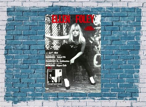 Ellen Foley - Nightout, Tour 1980 - Konzertplakat, £ 192.32