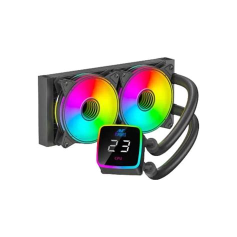 Buy Ant Esports ICE-Flow 240 ARGB 240mm CPU Liquid Cooler (Black) in ...