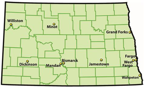 Section 9: Major Cities | 4th Grade North Dakota Studies