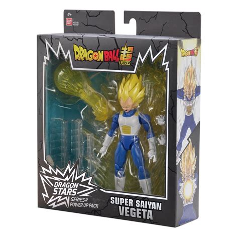 Dragon Ball Super Dragon Stars Power-Up Pack Super Saiyan Vegeta Action ...