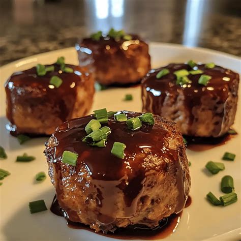 Easy Juicy Turkey Meatloaf Minis with Irresistible BBQ Glaze