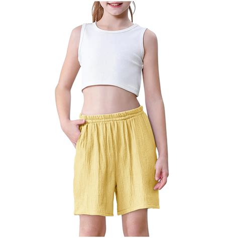 Girls Bermuda Shorts on Clearance Girls Athletic Shorts High Waisted ...