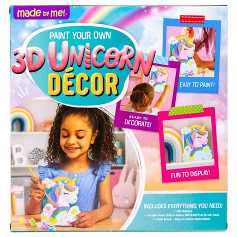 Buy Made By Me Paint Your Own 3D Unicorn Décor Online at Lowest Price ...
