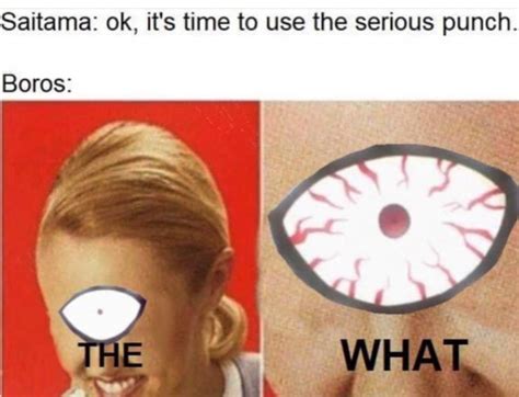One Punch Man Meme to Serious 的图像结果
