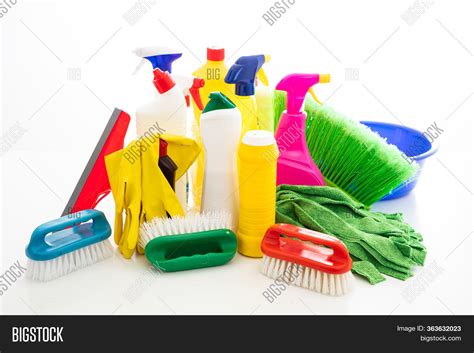 Cleaning Supplies Image & Photo (Free Trial) | Bigstock