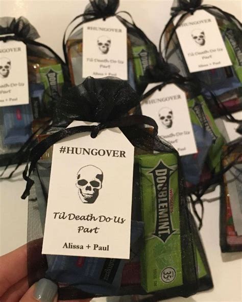 halloween wedding party favors