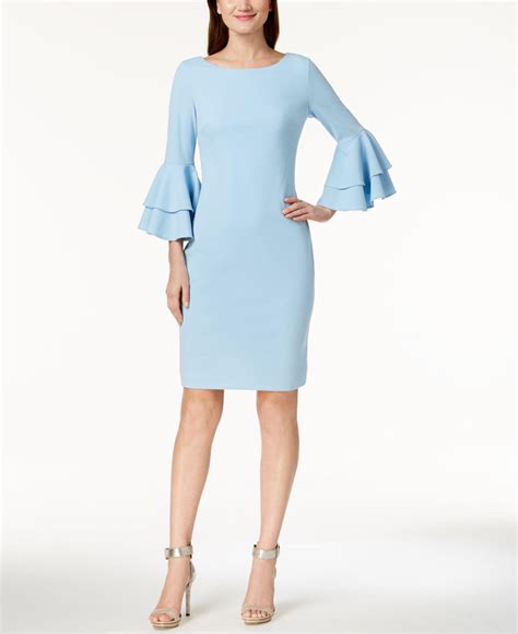 Light Blue Sheath Dress