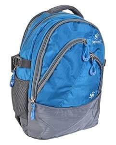 Sammerry Nylon 20 Liters Blue and Grey Laptop Backpacks : Amazon.in ...