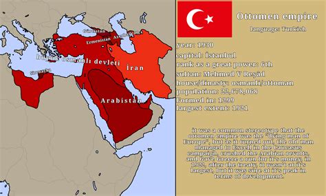 Ottoman Empire Map 1922