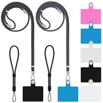 Cell Phone Lanyard, Universal 2× Phone Crossbody Lanyard for Women, 2× ...