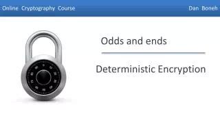 Deterministic Encryption 的图像结果