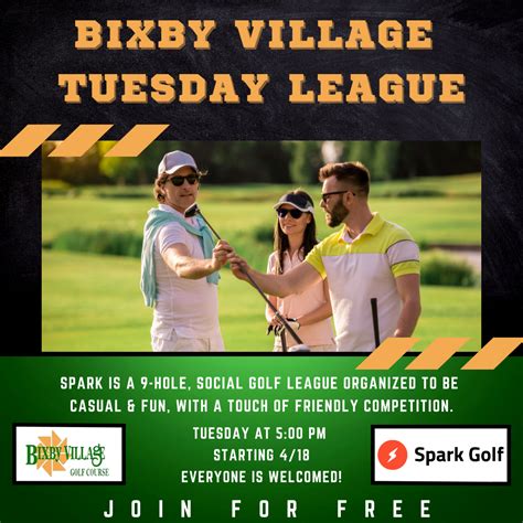 Deals and Events - Bixby Village Golf Course