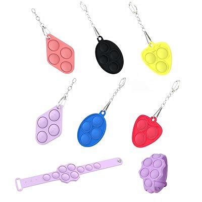 Buy XTBCN 7 Packs Pop it Fidget Toy, Pop it Keychain?Pop it Watch ...