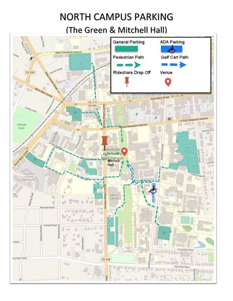 Directions & Parking | Commencement | University of Delaware