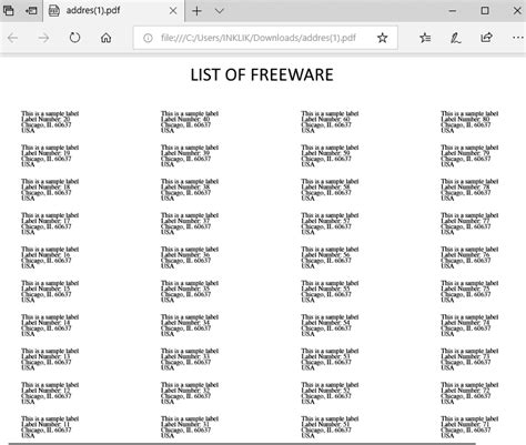 Image result for Address Label Program