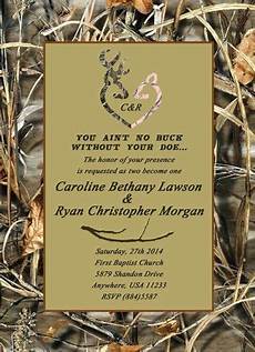Camo Wedding Invitation Kits by Free Printable Camouflage Wedding Invitations Camo Wedding Invitation Kits
