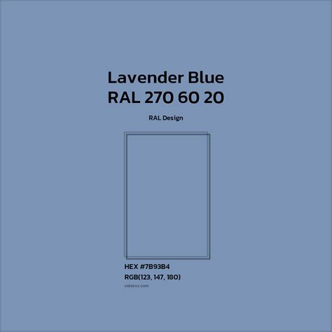 About RAL 270 60 20 - Lavender Blue Color - Color codes | matching ...