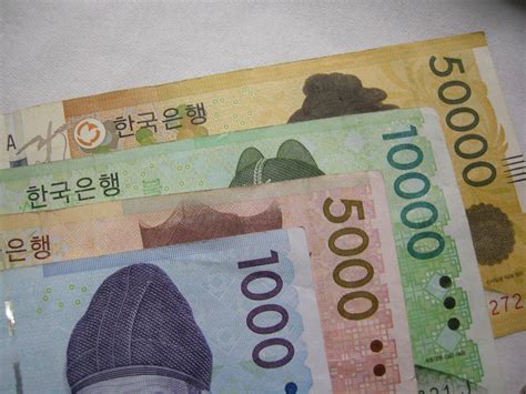 Korean won notes korean currency - Exploring Korea