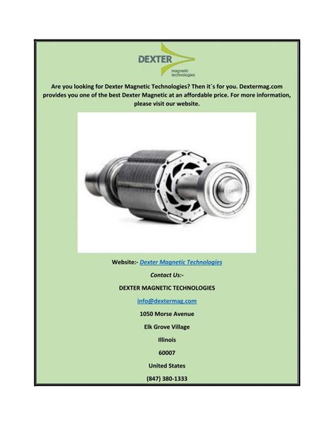 Dexter Magnetic Technologies