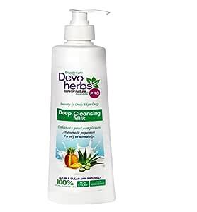 Buy DEVO HERBS Deep Cleansing Milk Specially For Oily Skin to Normal ...