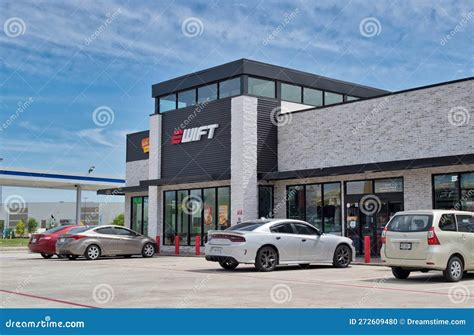 Swift Gas Station and Convenience Store Storefront. Editorial Image - Image of color, food ...