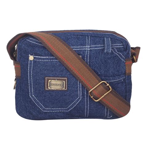 Buy Ludandan 2 Liters Denim Dark Blue Sling Bag at Amazon.in