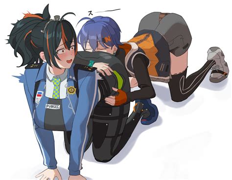 zhu yuan and belle (zenless zone zero) drawn by raian_(rra5150) | Danbooru