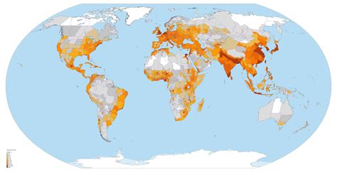 World Population Distribution Map 的图像结果