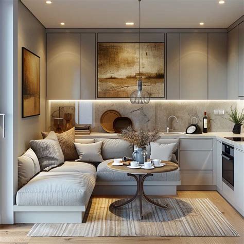 10+ Sleek Very Small Open Plan Kitchen Living Room Ideas for ...